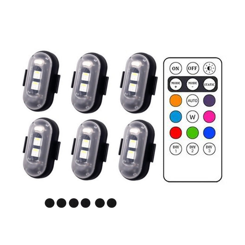 OmniLiving™ Trådløs LED Lysstrip med Fjernbetjening (8 Farver)