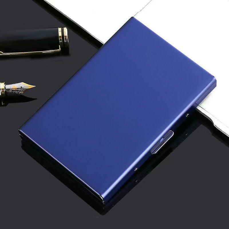 NovaPulse™ RFID Kreditkortholder i Rustfrit Stål | Anti-Tyveri Kortholder med Flere Rum