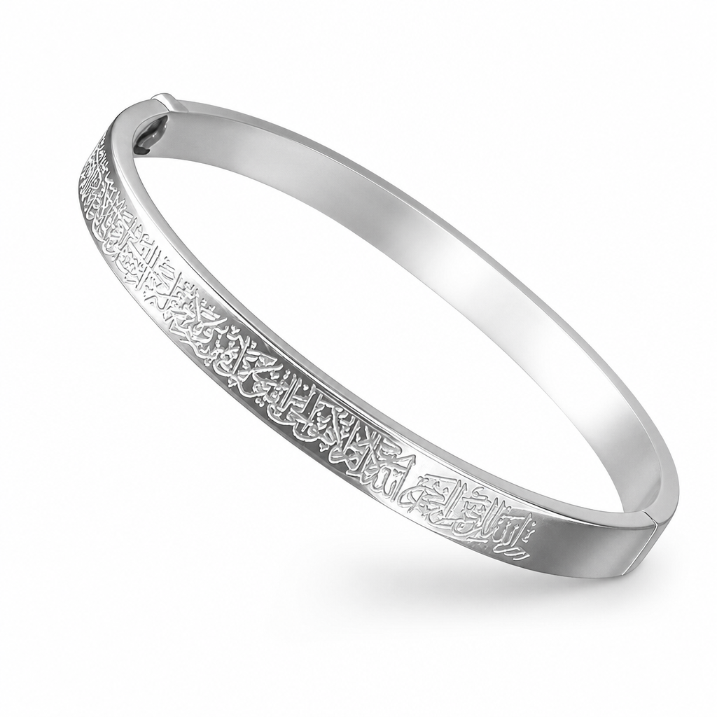 VaraLiving™ Armbånd i Titan og Rustfrit Stål – 18K Vakuumforgyldt med Forudgraveret Tekst