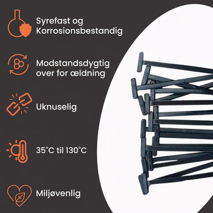 OmniLiving™ Industrielle Kabelstrips | Ekstra Stærke & UV-Bestandige