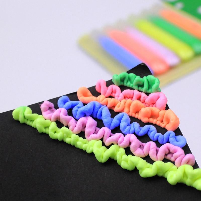 KiddieGlow™ DIY Magiske 3D Popcorn Penne | Kreativt Farvesæt med Popcorn-Effekt til Børn
