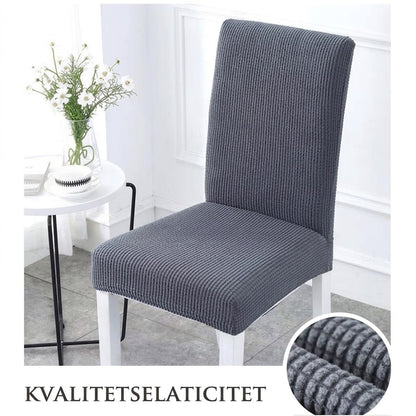 OmniLiving™ Vandtæt Elastisk Stolebetræk til Spisebordsstole | Anti-Glid & Pletafvisende