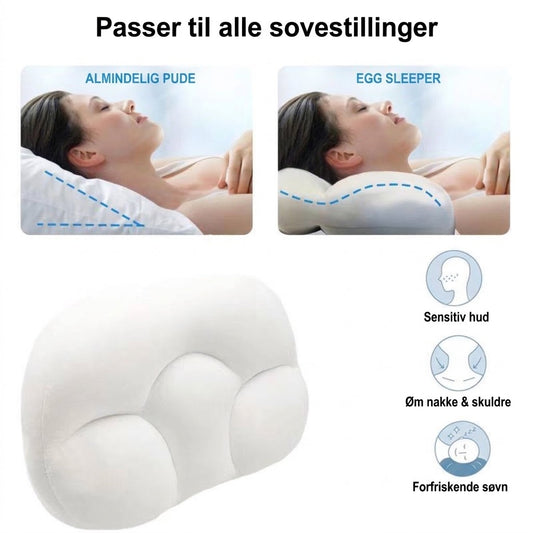 VaraLiving™ ComfortCloud Ergonomisk Hovedpude og Lændepude – Trykaflastende Memory Foam Pude til Nakke og Ryg