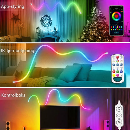 VaraLiving™ Smart Fleksibel RGB LED Lysstripe med App og Fjernbetjening