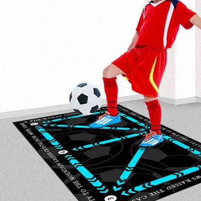 NovaPulse™ Fodbold Træningsmåtte til Alle Niveauer | Skridsikker & Støjsvag Agility Måtte
