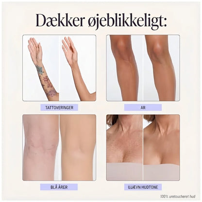PureVal™ Full Cover Kropsconcealer med Børste | Vandtæt & Langtidsholdbar