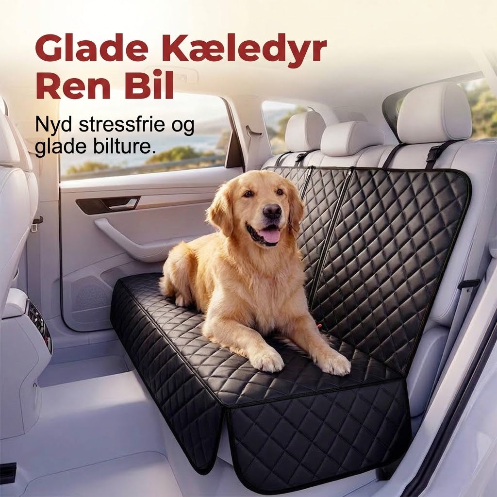 NovaPulse™ Sammenklappeligt Hundesæde til Bil | Vandtæt & Sikker Autostol til Hunde