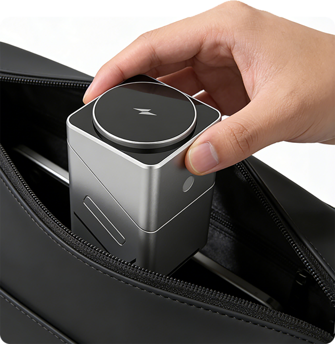 NovaPulse™ 3-i-1 Magnetisk Trådløs Opladerstander | Hurtigopladning til Telefon, Ur & Earbuds