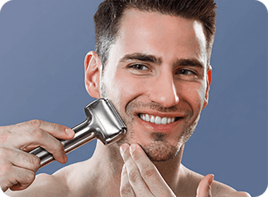 VaraLiving™ Genopladelig Elektrisk Barbermaskine til Mænd – Skånsom og Støjsvag Præcisionsbarbering mod Hudirritation
