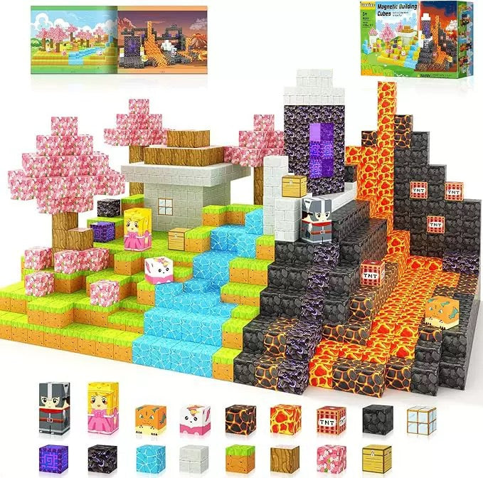 PixelBuild™ Magnetiske Byggeklodser | Kreativt & Lærerigt Legetøj til Børn