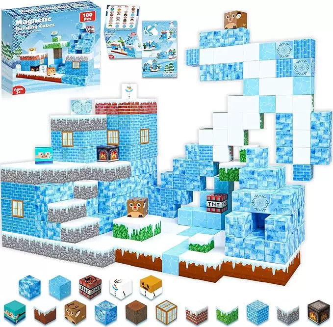 PixelBuild™ Magnetiske Byggeklodser | Kreativt & Lærerigt Legetøj til Børn