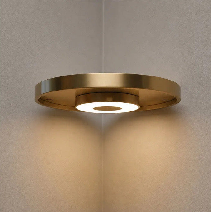 LumiShelf™ Svævende Væghylde med LED-Belysning | Moderne Plante- & Udstillingshylde