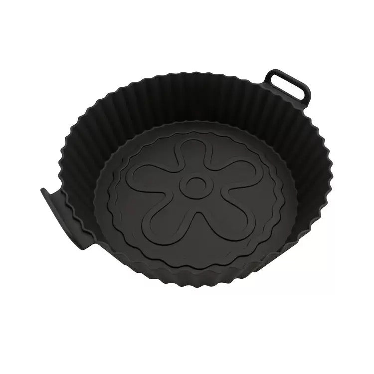 OmniLiving™ Genanvendelig Silikoneform til Airfryer (3-Pak) | Non-stick & BPA-fri Airfryer Liner