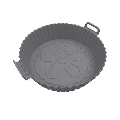 OmniLiving™ Genanvendelig Silikoneform til Airfryer (3-Pak) | Non-stick & BPA-fri Airfryer Liner