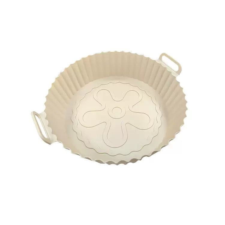OmniLiving™ Genanvendelig Silikoneform til Airfryer (3-Pak) | Non-stick & BPA-fri Airfryer Liner