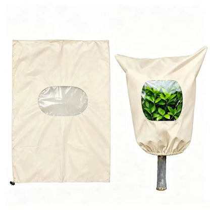 OmniLiving™ Frostcover til Planter | Slidstærkt Non-Woven Stof med Snøre