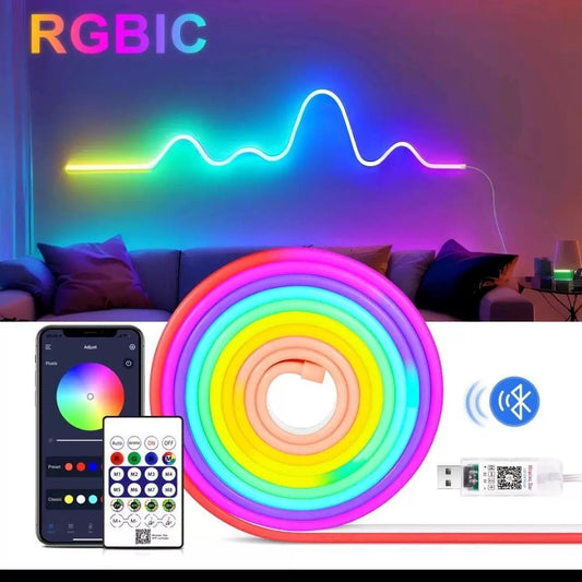 VaraLiving™ Smart Fleksibel RGB LED Lysstripe med App og Fjernbetjening