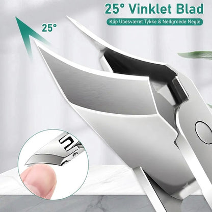 [KØB 1 FÅ 1 GRATIS] SilkEase™ Vinklet Negleklipper med Örnenæb Design | Professionel Tang til Nedgroede Negle