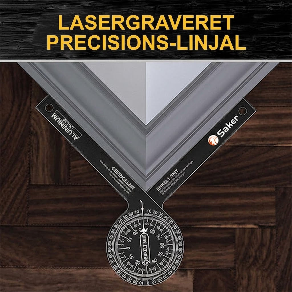 ProShield™ Præcisions Vinkelmåler | Digital Vinkelmåler & Lineal til Træarbejde & DIY