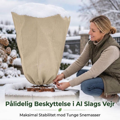 OmniLiving™ Frostcover til Planter | Slidstærkt Non-Woven Stof med Snøre