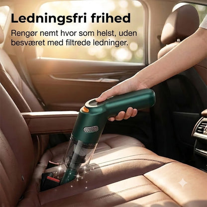 Kraftfuld Ledningsfri Bilstøvsuger | Kompakt & Høj Sugeevne