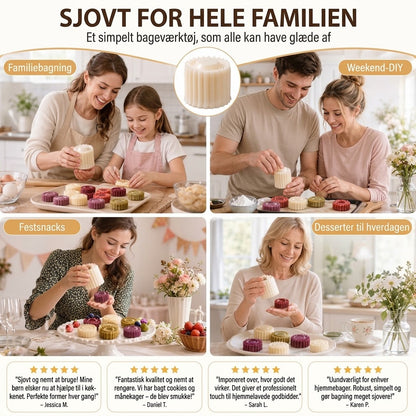 OmniLiving™ Dobbeltsidet Bageform | Til Kreative Kager & Non-Stick Belægning
