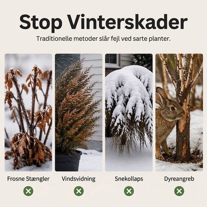 OmniLiving™ Frostcover til Planter | Slidstærkt Non-Woven Stof med Snøre