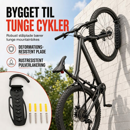 VaraLiving™ Universelt Vægophæng til Cykel – Pladsbesparende og Skånsom Vægcykelholder