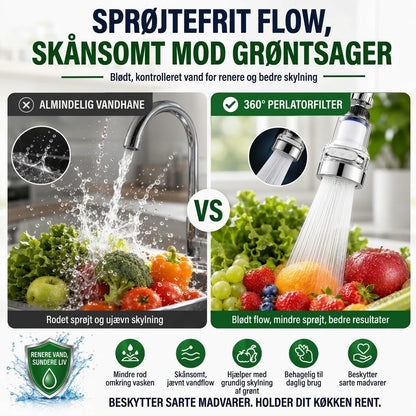 OmniLiving™ Universal Vandhanefilter til Køkken & Badeværelse