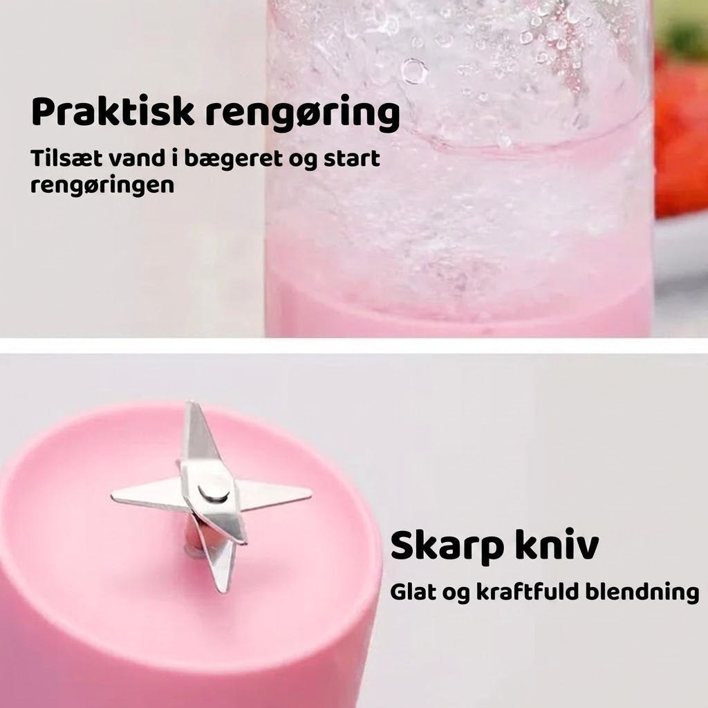 OmniLiving™ Bærbar Genopladelig Blender | Trådløs Mini Juicer til Smoothies & Shakes