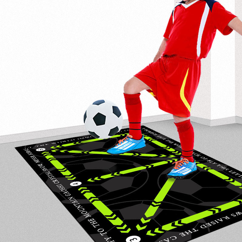 NovaPulse™ Fodbold Træningsmåtte til Alle Niveauer | Skridsikker & Støjsvag Agility Måtte