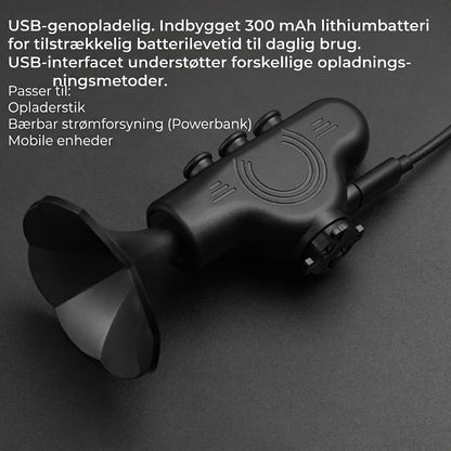 NovaPulse™ 120 dB Elektrisk Cykelhorn med USB | Vandtæt & Genopladelig Ringeklokke