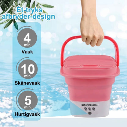 OmniLiving™ Stilfuld Bærbar Mini Vaskemaskine | til Undertøj & Sokker