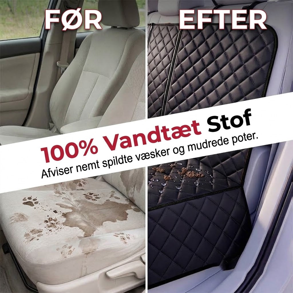 NovaPulse™ Sammenklappeligt Hundesæde til Bil | Vandtæt & Sikker Autostol til Hunde