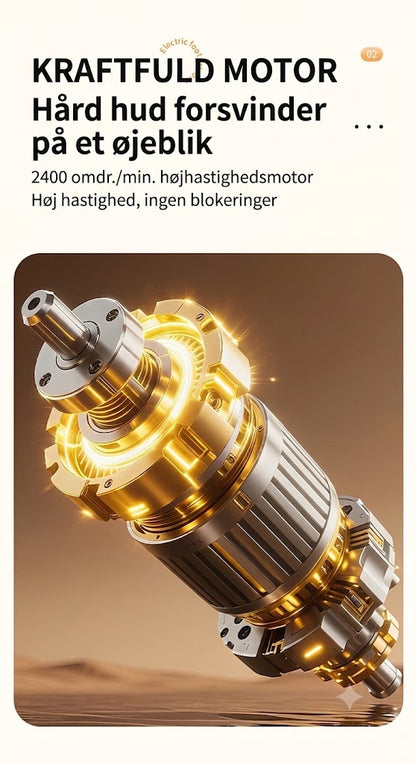 [KØB 1 FÅ 1 GRATIS] SilkEase™ Opgraderet Elektrisk Hård Hud Fjerner | Genopladelig Fodfil