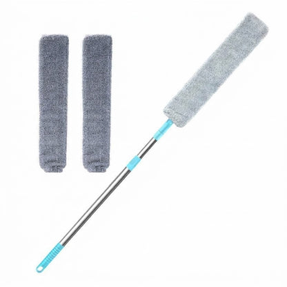 VaraLiving™ Langt Skaft Fleksibel Mikrofiber Støvkost – Bøjelig og Effektiv Rengøring til Hjemmet