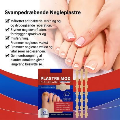 SilkEase™ Svampedræbende Negleplastre & Plejesæt
