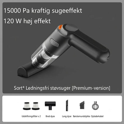 Kraftfuld Ledningsfri Bilstøvsuger | Kompakt & Høj Sugeevne