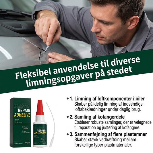 VaraLiving™ Multipurpose Bil Kofanger Reparationslim – Stærk Lim til Interiør og Eksteriør af Plastikdele