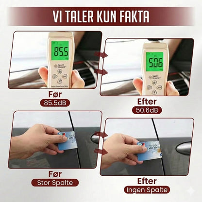 NovaPulse™ Universel Tætningsliste til Bil i EPDM Gummi | Selvklæbende Lydisolering & Støjreduktion