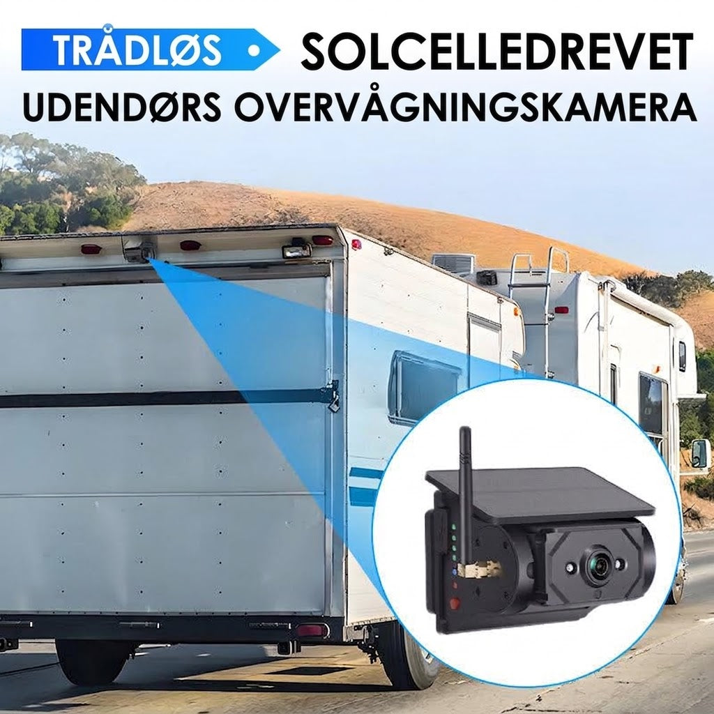 NovaPulse™ Trådløst Bakkamera System | 1080P Full HD & Nattesyn