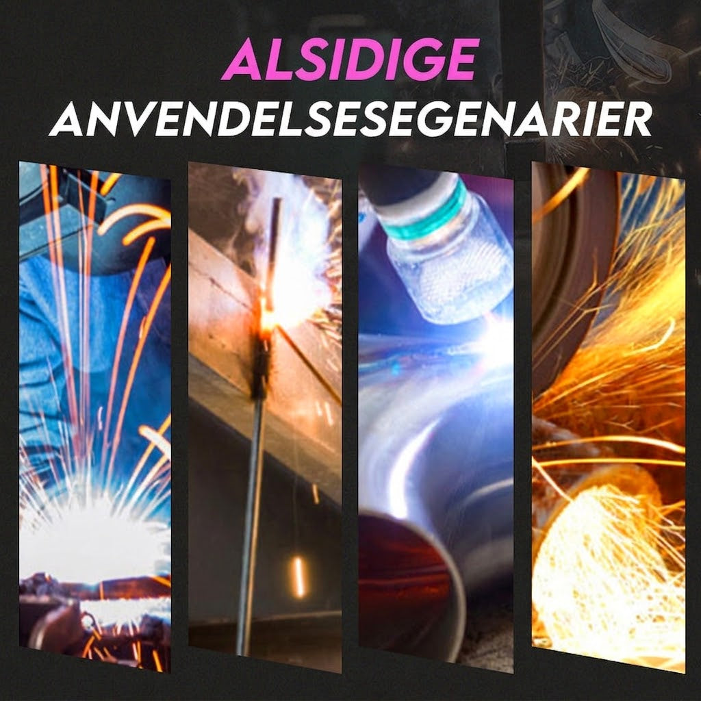 SilkEase™ Automatisk Svejsebrille med Solcelle | Blændfri Auto-Darkening Beskyttelsesbrille