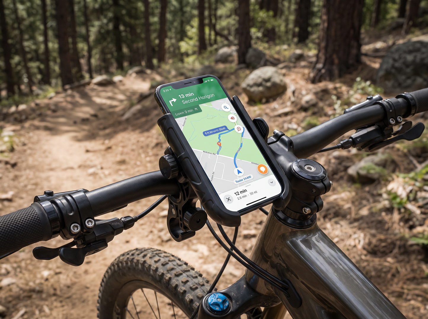 Hurtiglås Mobilholder til Cykel & Motorcykel | Sikker, Stabil & Perfekt til Navigation