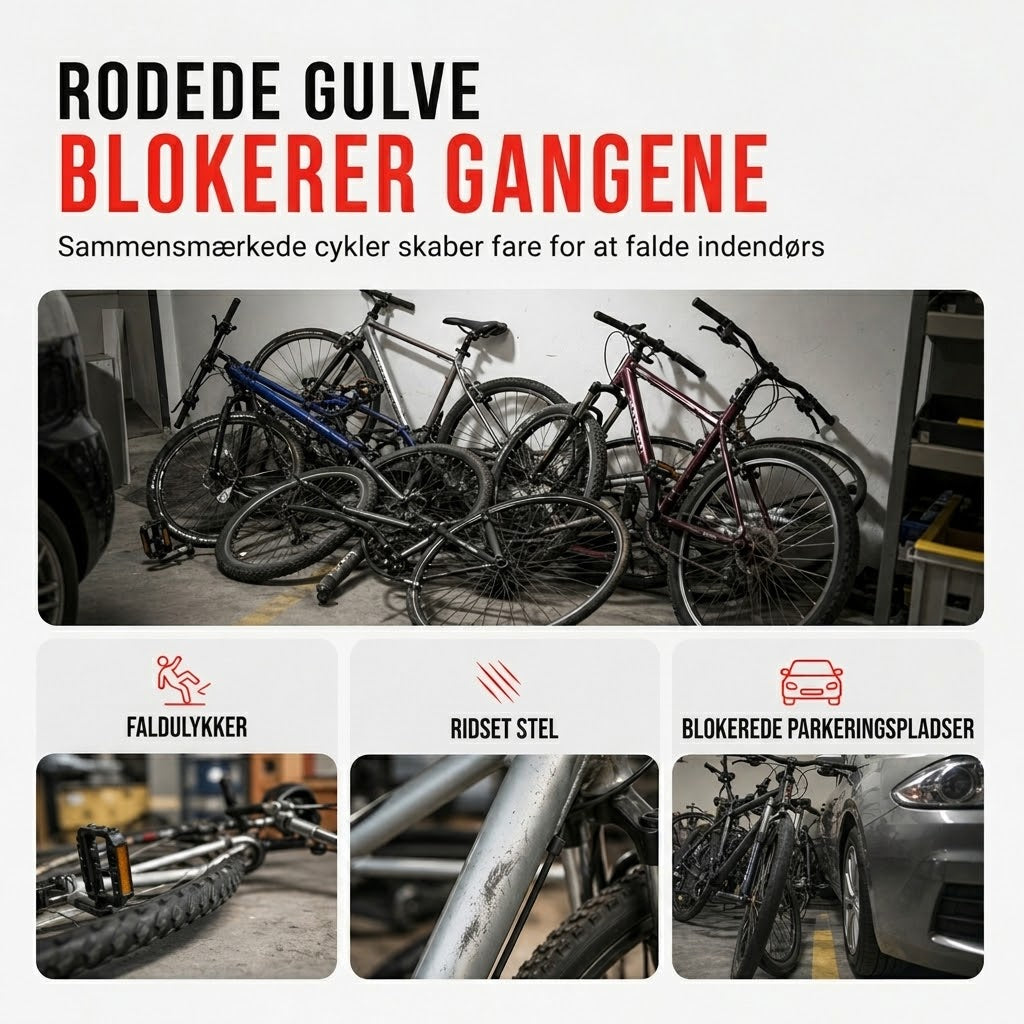VaraLiving™ Universelt Vægophæng til Cykel – Pladsbesparende og Skånsom Vægcykelholder
