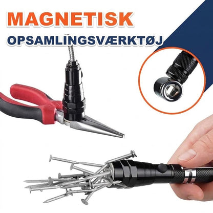 Magnetisk Teleskop-Lommelygte | 360° Svanehals & Super Kraftigt Lys