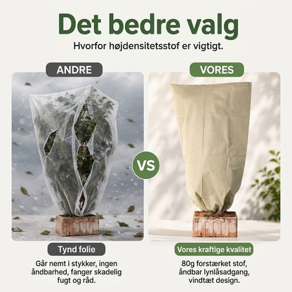 OmniLiving™ Frostcover til Planter | Slidstærkt Non-Woven Stof med Snøre