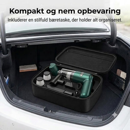 Kraftfuld Ledningsfri Bilstøvsuger | Kompakt & Høj Sugeevne