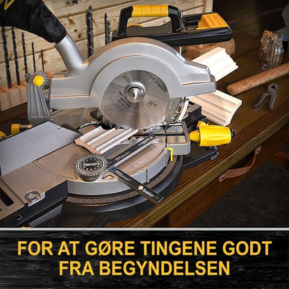 ProShield™ Præcisions Vinkelmåler | Digital Vinkelmåler & Lineal til Træarbejde & DIY