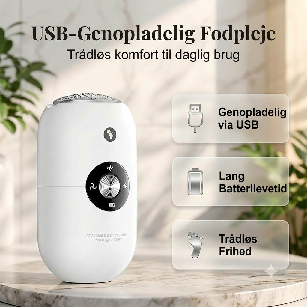 Automatisk Elektrisk Fodfil | Effektiv Hårdhudsfjerner til Hjemmebrug