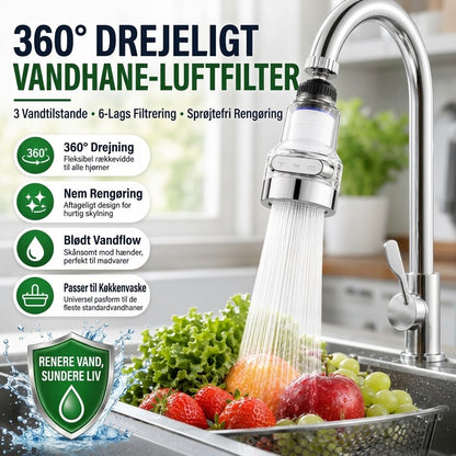 OmniLiving™ Universal Vandhanefilter til Køkken & Badeværelse